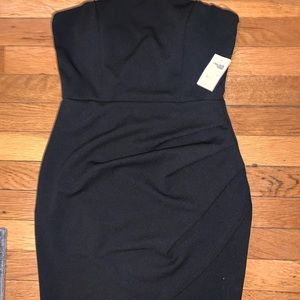 strapless NEVER WORN black dress